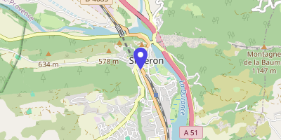 Carte OpenStreetMap — 4 place de la République, Sisteron