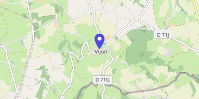 Carte OpenStreetMap — 10 rue du Berry, Vijon