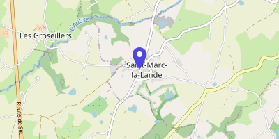 Carte OpenStreetMap — 1 rue de la Collégiale, Saint-Marc-la-Lande
