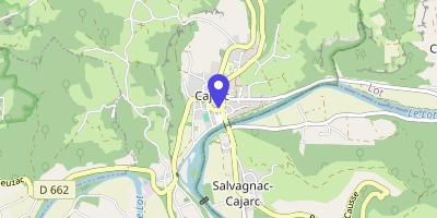 Carte OpenStreetMap — 40 boulevard du Tour-de-Ville, Cajarc