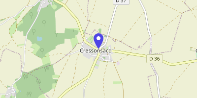 Carte OpenStreetMap — 2 rue Neuve, Cressonsacq