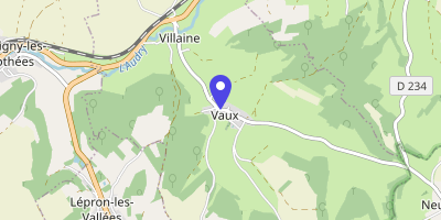 Carte OpenStreetMap — 12 rue Ulysse-Jeantils, Vaux-Villaine