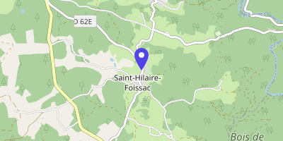 Carte OpenStreetMap — 8 rue de la Mairie, Saint-Hilaire-Foissac