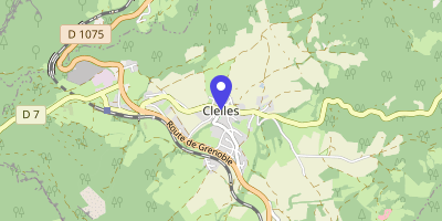 Carte OpenStreetMap — Place de la Mairie, Clelles