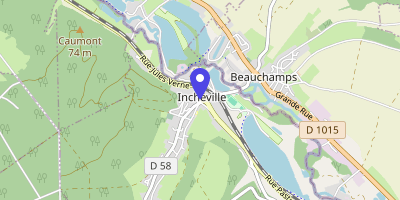 Carte OpenStreetMap — rue Jean-Moulin, Incheville