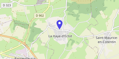 Carte OpenStreetMap — 4 route de la Berquerie, La Haye-d'Ectot