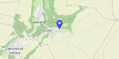 Carte OpenStreetMap — 18 rue du Village, Cutry