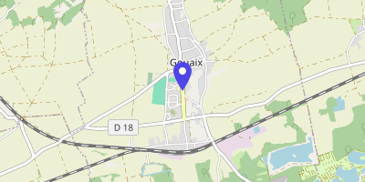 Carte OpenStreetMap — 14 avenue de la Gare, Gouaix