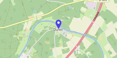 Carte OpenStreetMap — Place Rouillon-Frin, Dureil