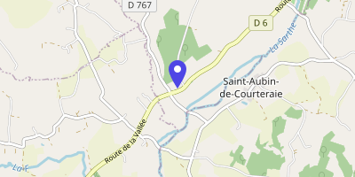 Carte OpenStreetMap — 1 route des Moulins, Saint-Agnan-sur-Sarthe