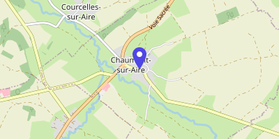 Carte OpenStreetMap — 2 rue de l'Église, Chaumont-sur-Aire