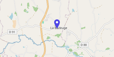 Carte OpenStreetMap — 2 Le Bourg, La Bazeuge