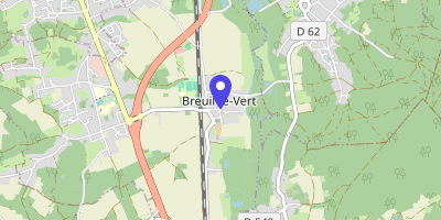 Carte OpenStreetMap — 8 rue du Moulin, Breuil-le-Vert