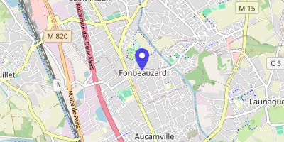 Carte OpenStreetMap — 1 place Simon-Montariol, Saint-Alban