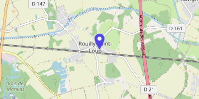 Carte OpenStreetMap — 27 rue Saint-Loup, Rouilly-Saint-Loup