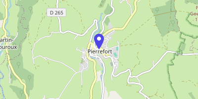 Carte OpenStreetMap — 1 bis rue du Plomb-du-Cantal, Pierrefort
