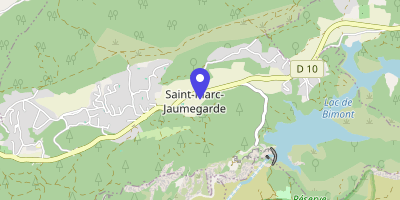 Carte OpenStreetMap — Place de la Mairie, Saint-Marc-Jaumegarde