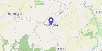 Carte OpenStreetMap — 2 place de la Mairie, Lavilleneuve