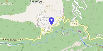 Carte OpenStreetMap — 36 route du Vieux-Pierrefeu, Pierrefeu