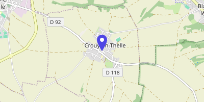 Carte OpenStreetMap — 65 place de l'église, Crouy-en-Thelle
