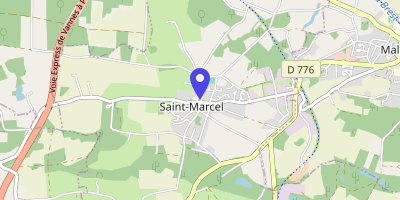 Carte OpenStreetMap — 1 place des AFN, Saint-Marcel