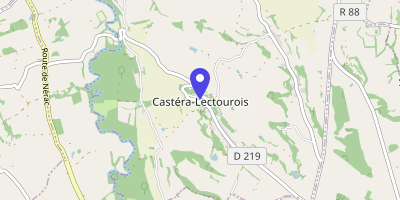 Carte OpenStreetMap — 34 rue de la Peyrade, Castéra-Lectourois