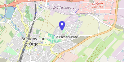 Carte OpenStreetMap — Place du 8-Mai-1945, Le Plessis-Pâté