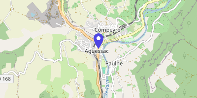 Carte OpenStreetMap — 28 avenue des Causses, Aguessac