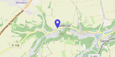 Carte OpenStreetMap — 2 rue de la Guymont, Guillerval