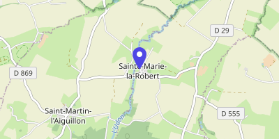 Carte OpenStreetMap — 2 Impasse de la Pêcherie, Sainte-Marie-la-Robert