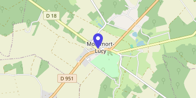 Carte OpenStreetMap — Place du Général-de-Gaulle, Montmort-Lucy