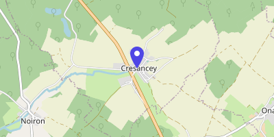 Carte OpenStreetMap — 4 place de la Mairie, Cresancey