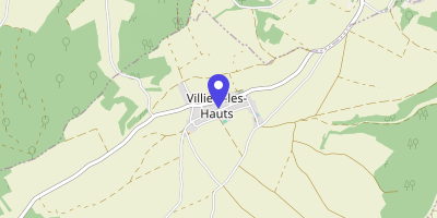 Carte OpenStreetMap — 25 rue Basse, Villiers-les-Hauts