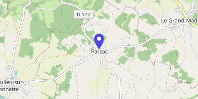 Carte OpenStreetMap — 8 rue de la Mairie, Parzac