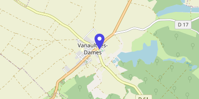 Carte OpenStreetMap — 4 place du Matras, Vanault-les-Dames