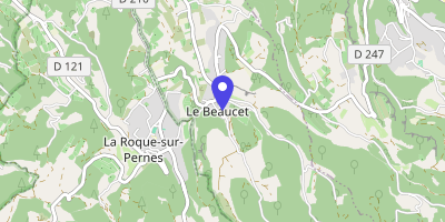 Carte OpenStreetMap — 7 rue Coste-Chaude, Le Beaucet