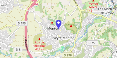 Carte OpenStreetMap — 26 rue du Cheix, Veyre-Monton