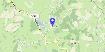 Carte OpenStreetMap — 11 rue de la Mairie, Cuzy