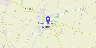 Carte OpenStreetMap — 27 rue des Bouleaux, Noyers-Saint-Martin
