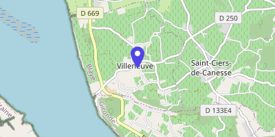 Carte OpenStreetMap — 21 le Bourg, Villeneuve