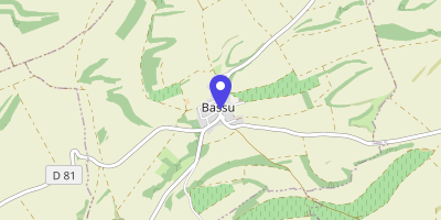 Carte OpenStreetMap — 12 Grande-Rue, Bassu