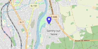 Carte OpenStreetMap — 57 Grande rue Charles-de-Gaulle, Saintry-sur-Seine