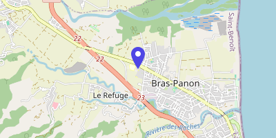 Carte OpenStreetMap — 89 route nationale 2, Bras-Panon