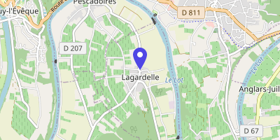 Carte OpenStreetMap — 1 place Léon Gambetta, Lagardelle
