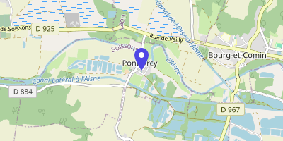 Carte OpenStreetMap — 4 rue des Guindas, Pont-Arcy