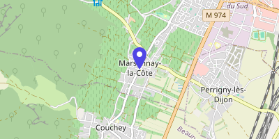 Carte OpenStreetMap — Place Jean-Bart, Marsannay-la-Côte
