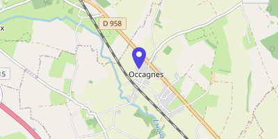 Carte OpenStreetMap — 6 chemin de l'Église, Occagnes