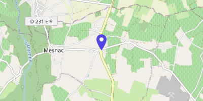 Carte OpenStreetMap — 11 rue de la Mairie, Mesnac