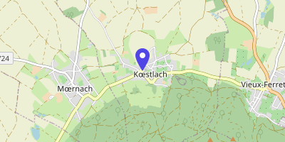 Carte OpenStreetMap — 1 rue des Romains, Koestlach