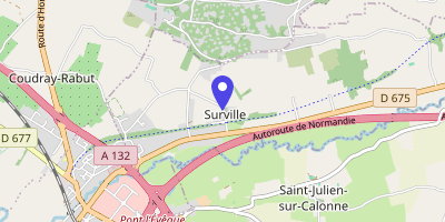 Carte OpenStreetMap — 259 rue de l'Abbé-de-Pellegars, Surville